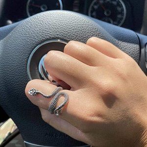 Silver Snake Ring